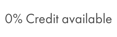 0% Credit available